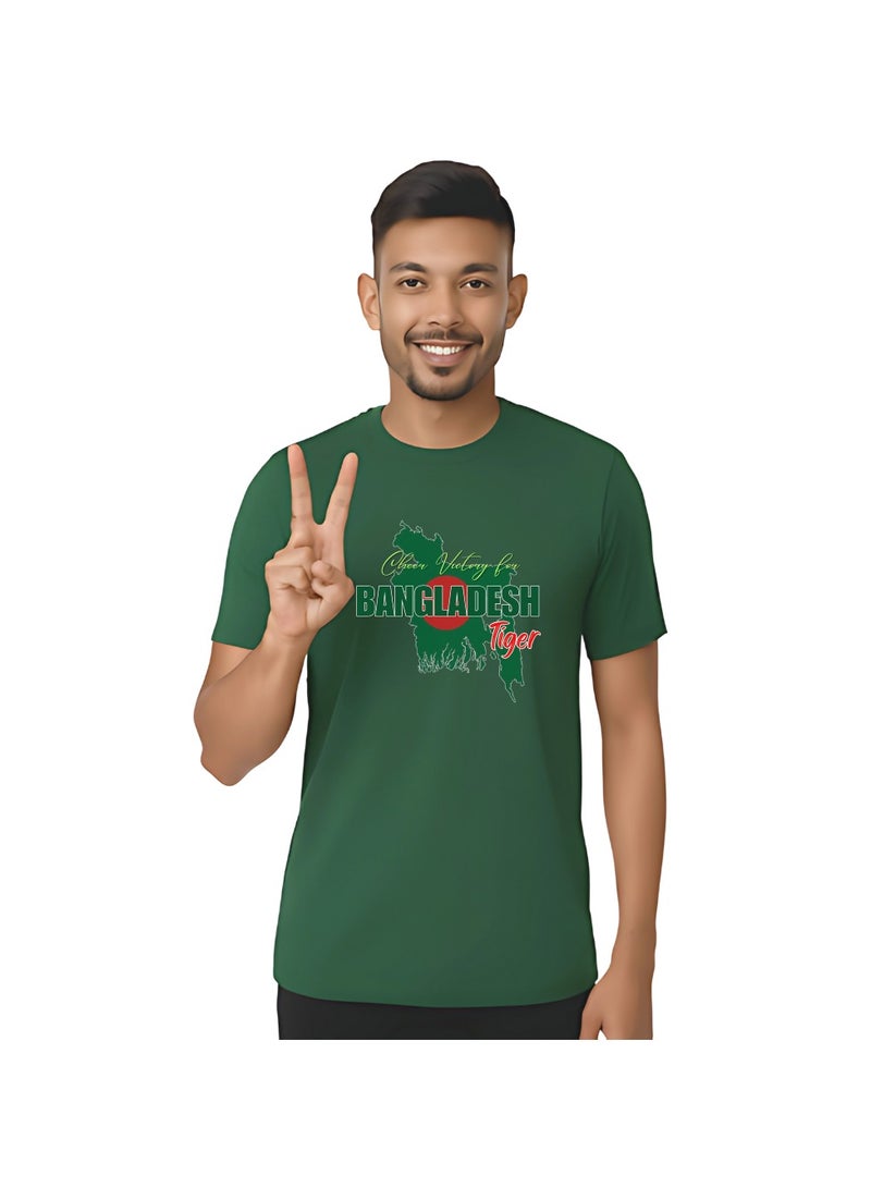 PRINTSHOP4ME Bangladesh Cricket T-Shirt For Men – Breathable Dry-Fit Jersey With Round Neck – Ideal For Cricket Practice,Sports Training,Outdoor Activities And Everyday Casual Wear - Image 2