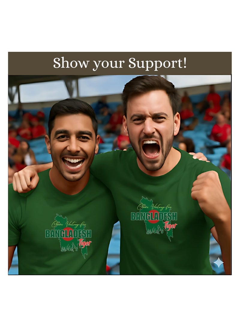 PRINTSHOP4ME Bangladesh Cricket T-Shirt For Men – Breathable Dry-Fit Jersey With Round Neck – Ideal For Cricket Practice,Sports Training,Outdoor Activities And Everyday Casual Wear - Image 5