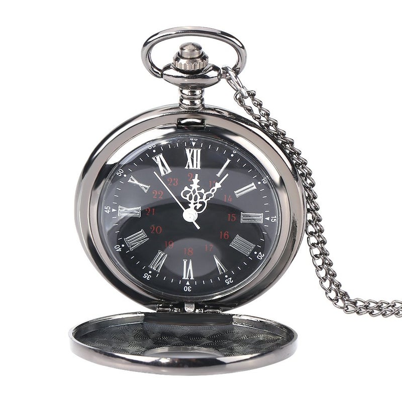 comfrt Pocket Watch Quartz Pocket Watch Classical Watch Classical Pocket Watch Analog Pocket Watch Necklace Pendant Good Decoration - Image 1