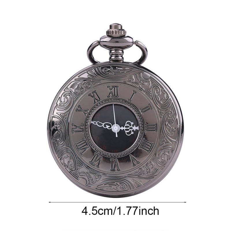 comfrt Pocket Watch Quartz Pocket Watch Classical Watch Classical Pocket Watch Analog Pocket Watch Necklace Pendant Good Decoration - Image 5
