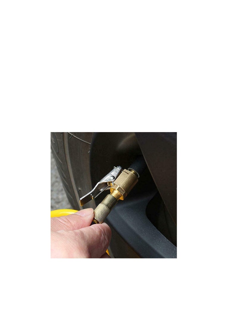 ABBASALI Car Accessories and Tools Car Truck Tire Inflator Valve Air Pump Clip Nozzle Metal Adapter Connector  - Image 3