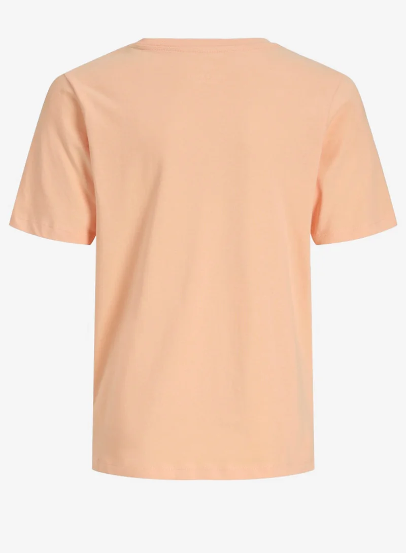 جاك وجونز جونيور تيشيرت جيلوجو برقبة دائرية للأطفال