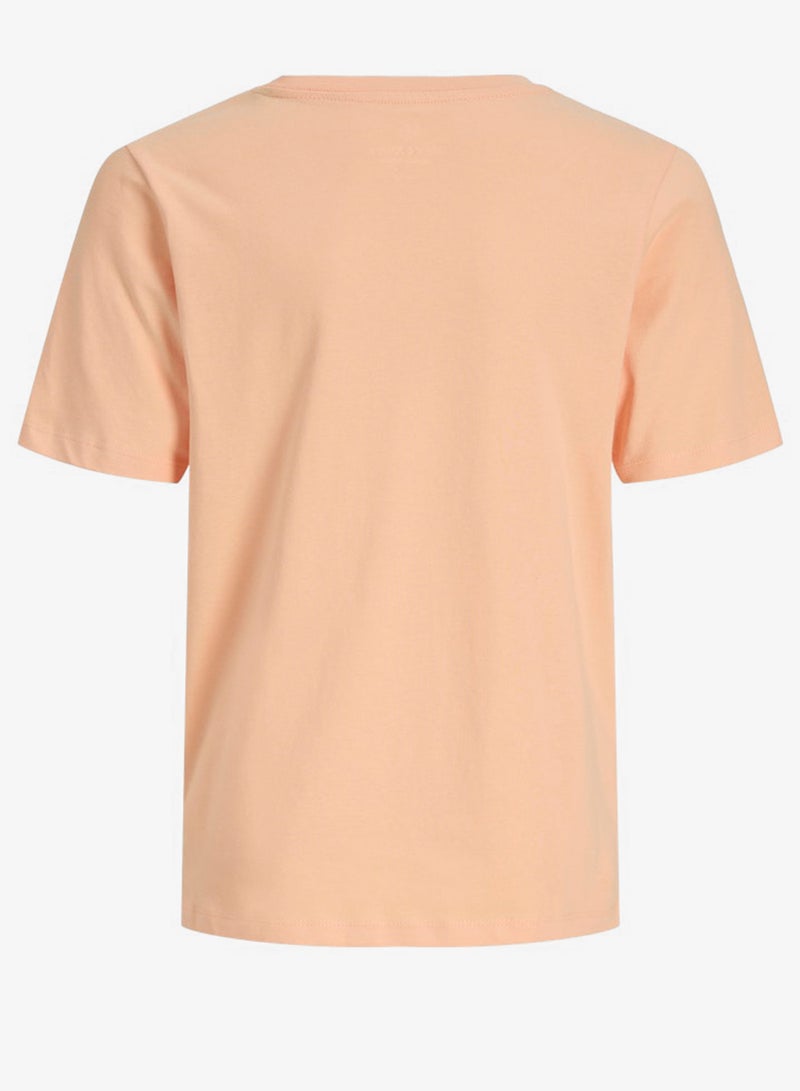 Jack & Jones Junior Kids Jjelogo Crew Neck T-Shirt - Image 2