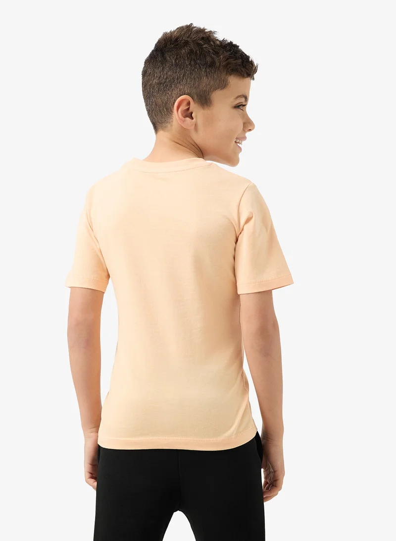 جاك وجونز جونيور تيشيرت جيلوجو برقبة دائرية للأطفال