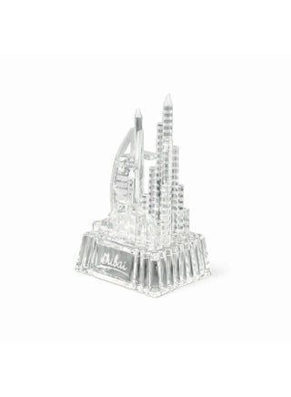 Crystal Glass Dubai Skyscrapers Burj al Arab, Burj Khalifa  Decoration with color changing led light - view 2