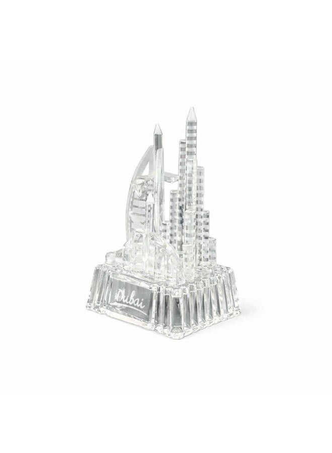 Souvenir Souq Crystal Glass Dubai Skyscrapers Burj al Arab, Burj Khalifa  Decoration with color changing led light - Image 2