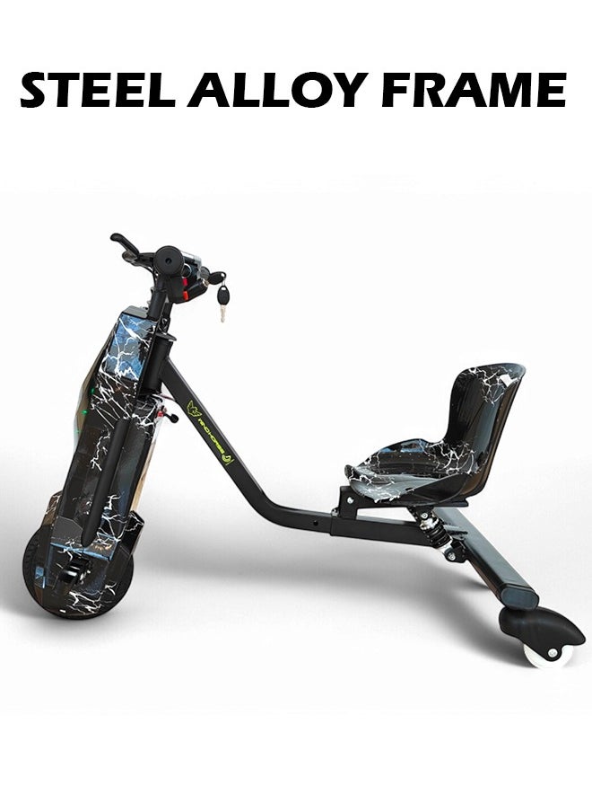 Wind Horse Electric Stunt Drifting Scooter for Kids and Adults – 250W Brushless Motor, 36V 4Ah Battery, 360° Spin, Bluetooth Speaker, Adjustable Frame, 3-Speed Modes, Steel Alloy Body, Protective Gear Included  - Image 2