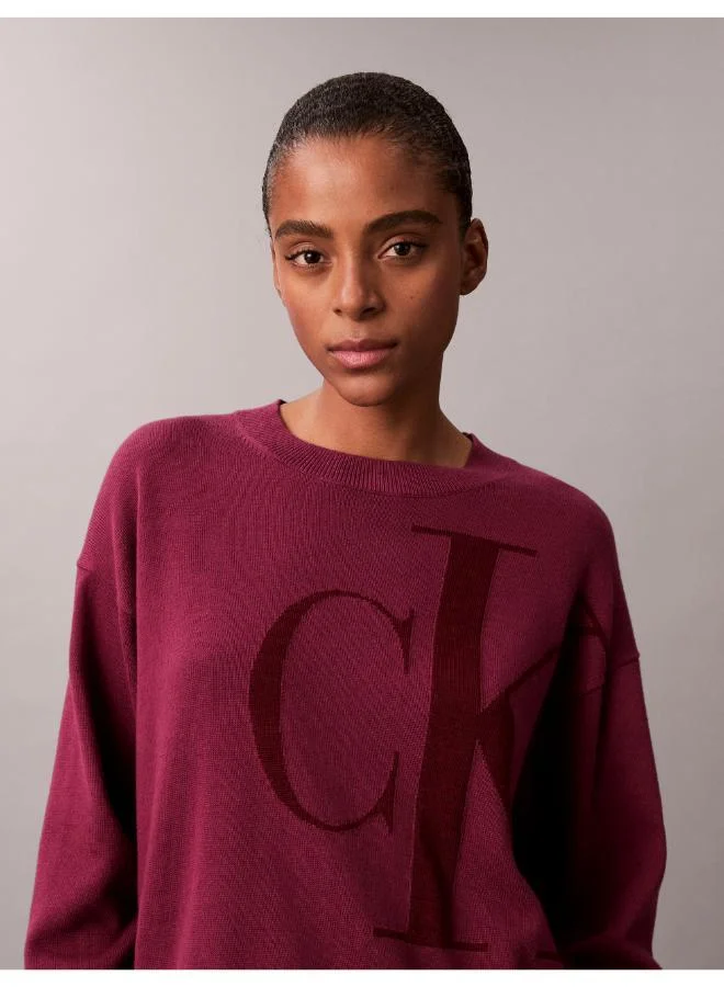 Calvin Klein Jeans Graphic Pullover Sweater