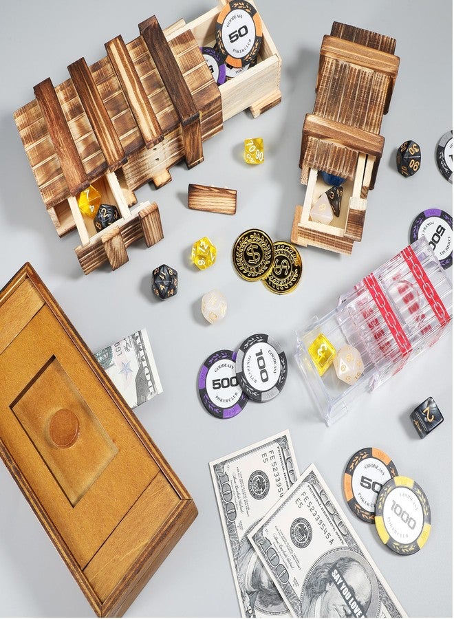 Zhanmai 4 Pieces Wooden Puzzle Boxes Gift Card Wooden Puzzle Boxes Money Case Holders Teaser Toys Mysterious Wood Boxes for Christmas Birthday Gift, 4 Styles(Cute Style - Image 5
