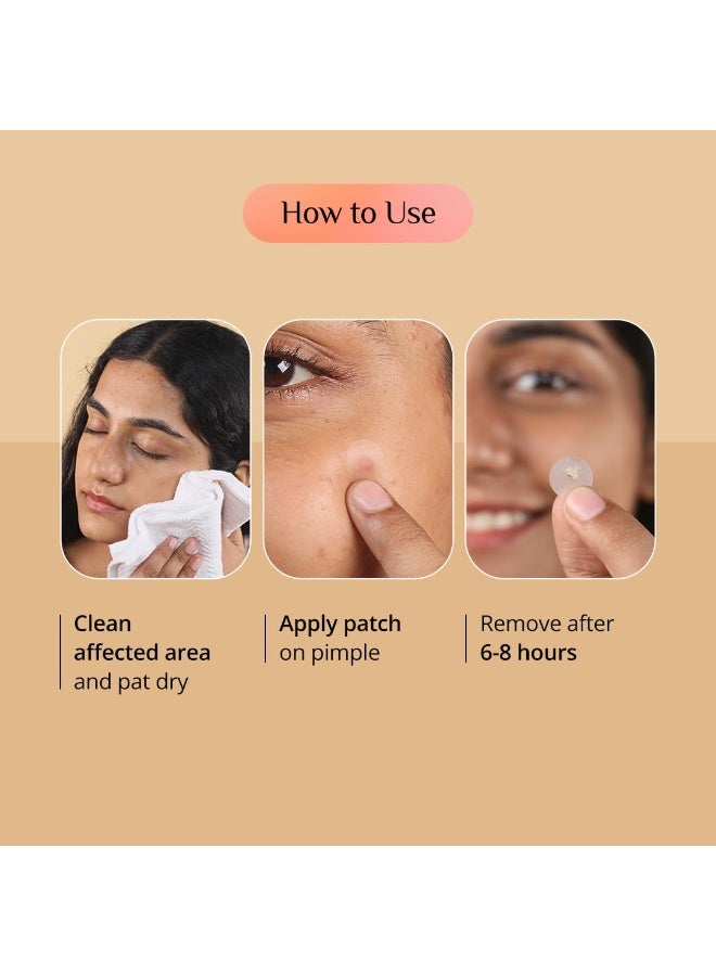 Carmesi Pimple Patch For Face | 36 Hydrocolloid Pimple Patches | 2% w/w Salicylic Acid, Neem, Cica | Helps Reduce Pimples, Redness & Irritation | Absorbs Excess Oil | Safe for All Skin Types - Image 4