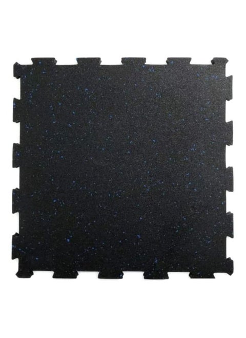 Interlocking Gym Floor Rubber Mat 50x50cm of 1.5cm Thickness for Gym Equipment - 4 tiles (1 sq. meter)