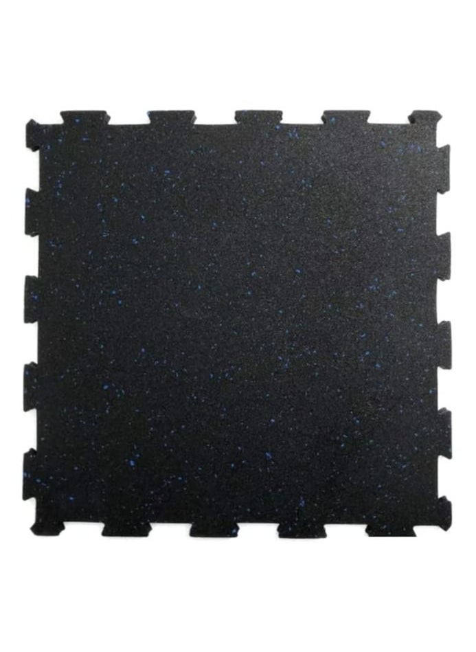 Interlocking Gym Floor Rubber Mat 50x50cm of 1.5cm Thickness for Gym Equipment - 4 tiles (1 sq. meter)