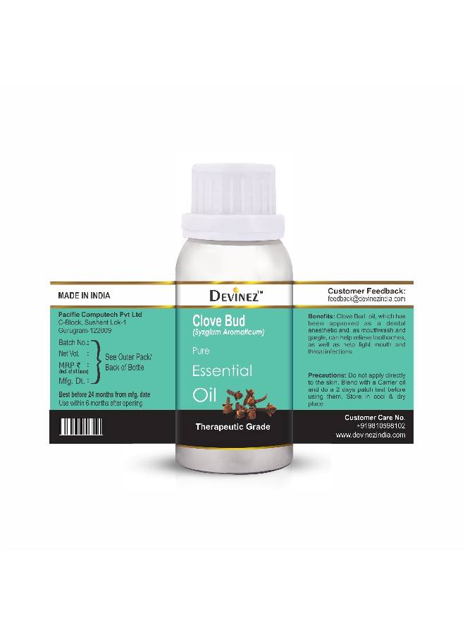 Devinez زيت القرنفل العطري 100% نقي وغير مخفف 500 مل في زجاجة ألمنيوم مؤكسد - Image 3