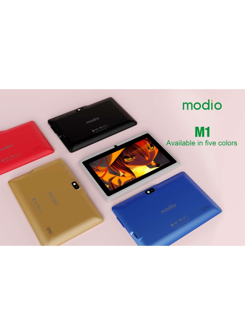 modio M1 Android Tablet Pc 7-Inch Display Dual Camera 4GB RAM 64GB 5Ghz Wi-Fi Blue - Middle East Version - Image 2