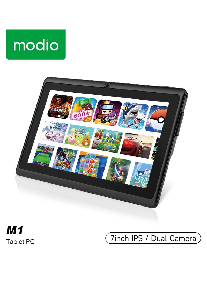 modio M1 Android Tablet Pc 7-Inch Display Dual Camera 4GB RAM 64GB 5Ghz Wi-Fi Blue - Middle East Version - Image 1