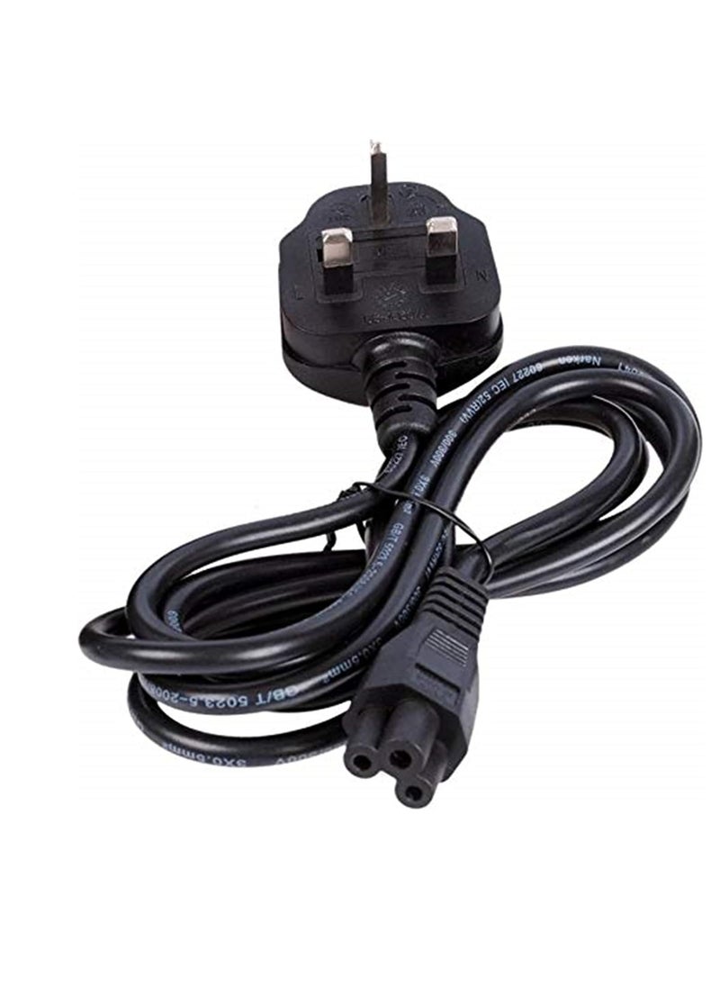 Terabyte 3 Pin UK Power Cord Main Lead Plug Cable black  - Image 1