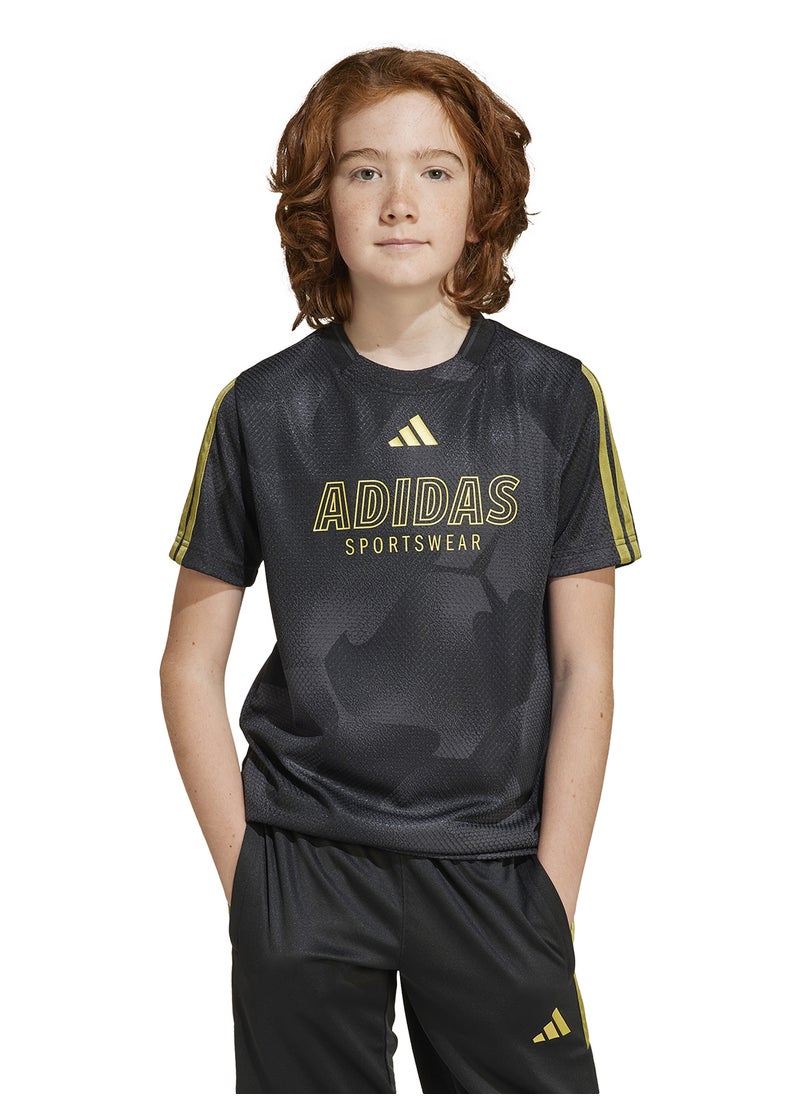 Adidas Youth House Of Tiro Colors Of Football T-Shirt  - Image 1