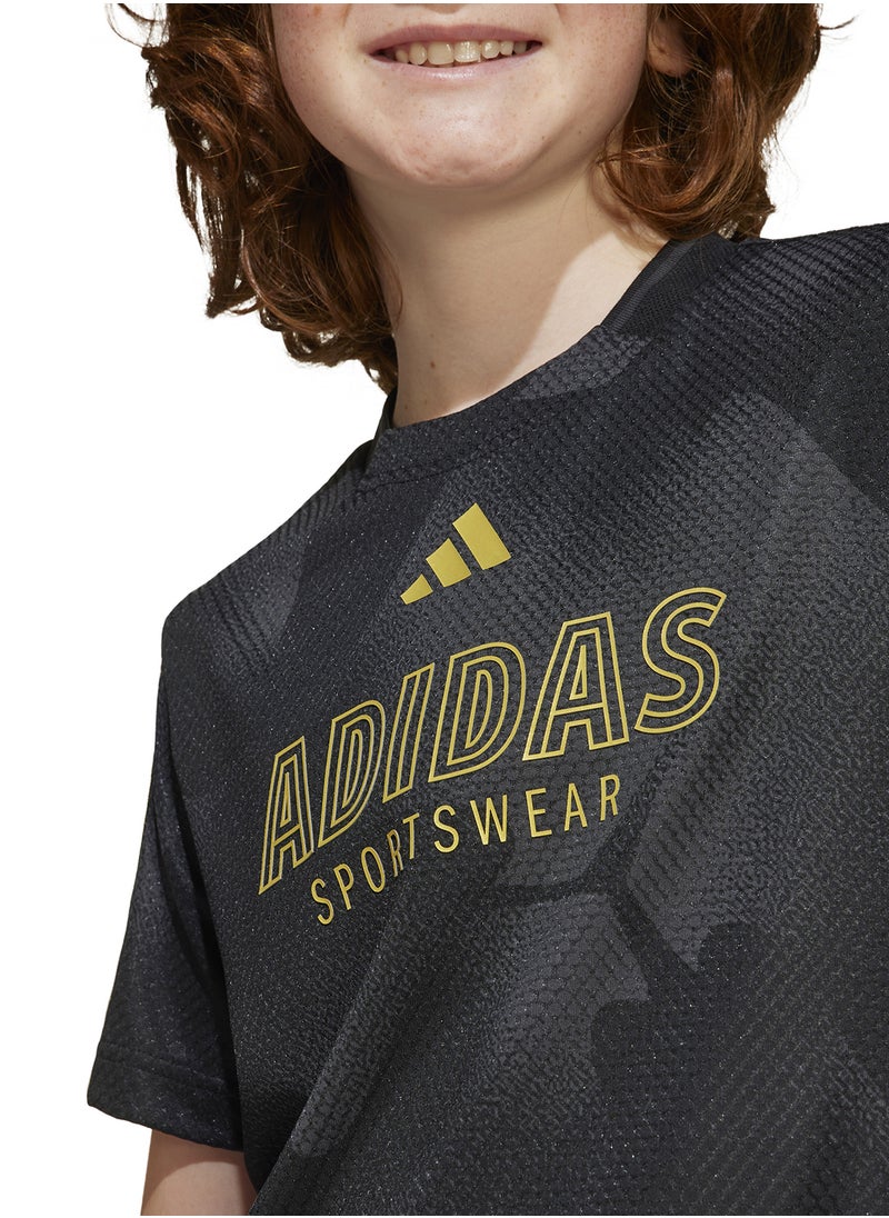 Adidas Youth House Of Tiro Colors Of Football T-Shirt  - Image 3