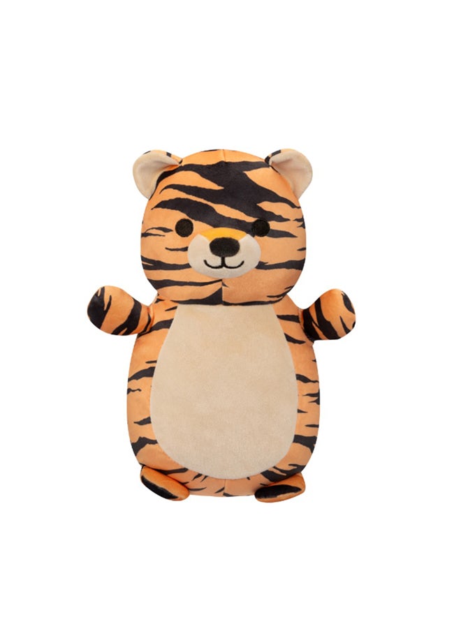 Squishmallows 10 inch Tina Orange Tiger Hugmee , Officially Licensed Kellytoy Plush Toy, Colorful Soft Toy, Gift for Kids, Girls & Boys Washable Squishy Stuff Toy Multicolor All Age  - Image 1