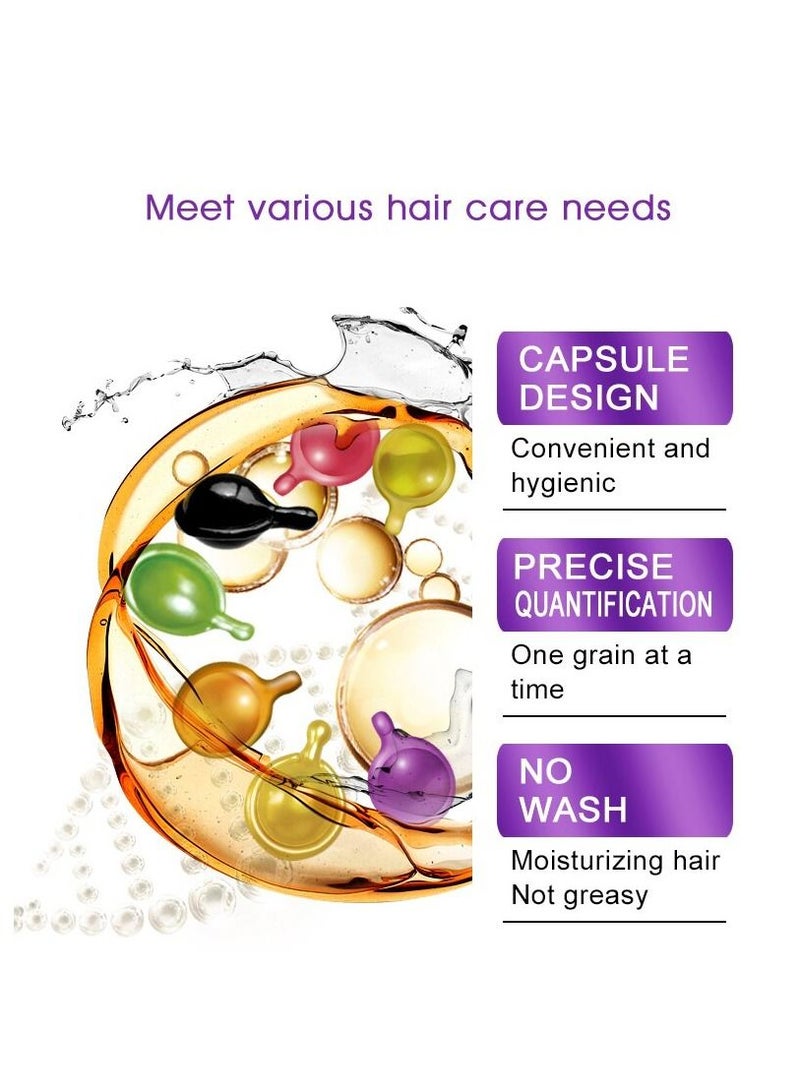 Sevich 30 Pieces Kemiri & Aloe Vera Oil Hair Vitamin Capsules Keratin Anti Hair Loss Hair Care Capsules Complex Oil Repair Damaged Hair Scalp Treatment Hair Growth Repair Serum for Women & Men - Image 4
