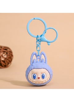 Generic New Labubu Rocking Horse Keychain - Cute 3D Figurine, Creative Bag Charm for Students, Trendy Star-Inspired Design  - Image 1