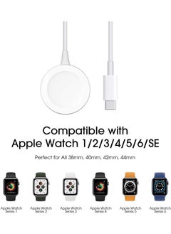 Techmaster Apple Watch Type-C 38 40 41 42 44 45 mm 3 4 5 6 7 Serial Charger  - Image 2