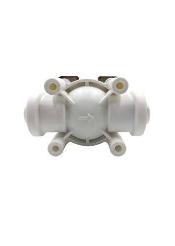 GENEDEY 1/4" DC 24V Solenoid Valve N/C Normally Closed Water Inlet Flow Switch - Image 3