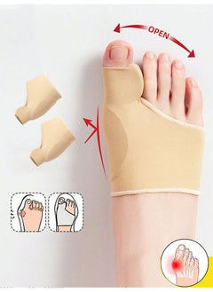 1 Pair Bunion Corrector Relief Sleeve for Women & Men, Big Toe Gel Bunion Corrector Separator Straightener for Day/Night Support, Hallux Valgus Pain Relief, Bunion Socks