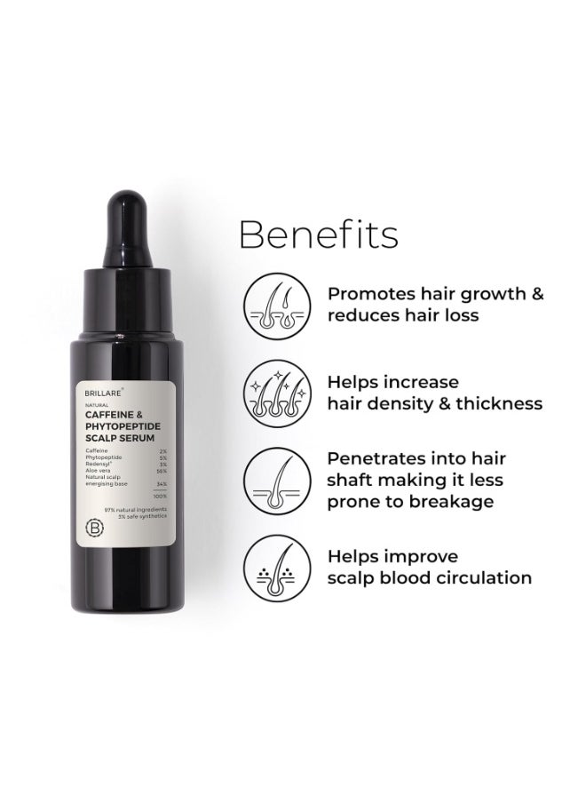 BRILLARE Natural Scalp Serum for Men & Women | Hair Growth Serum | Frizz-free, Smooth & Glossy Hair | Reduces Hair Loss, Dandruff & Strengthens Hair Shaft 30ml  - Image 5