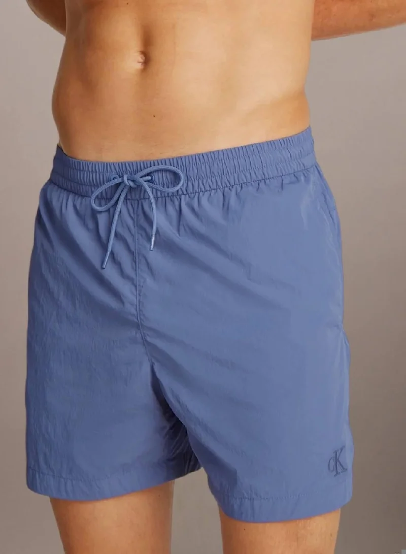 Medium Drawstring Swim Shorts - CK Soft Nylon