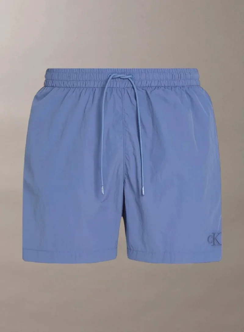 Calvin Klein Jeans Medium Drawstring Swim Shorts - CK Soft Nylon