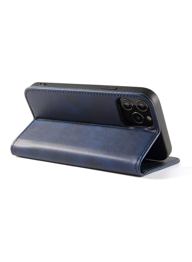 S-TOP Case For iPhone 12 / 12 Pro Calf Texture Magnetic Horizontal Flip Leather Case with Holder & Card Slots & Wallet - Image 4