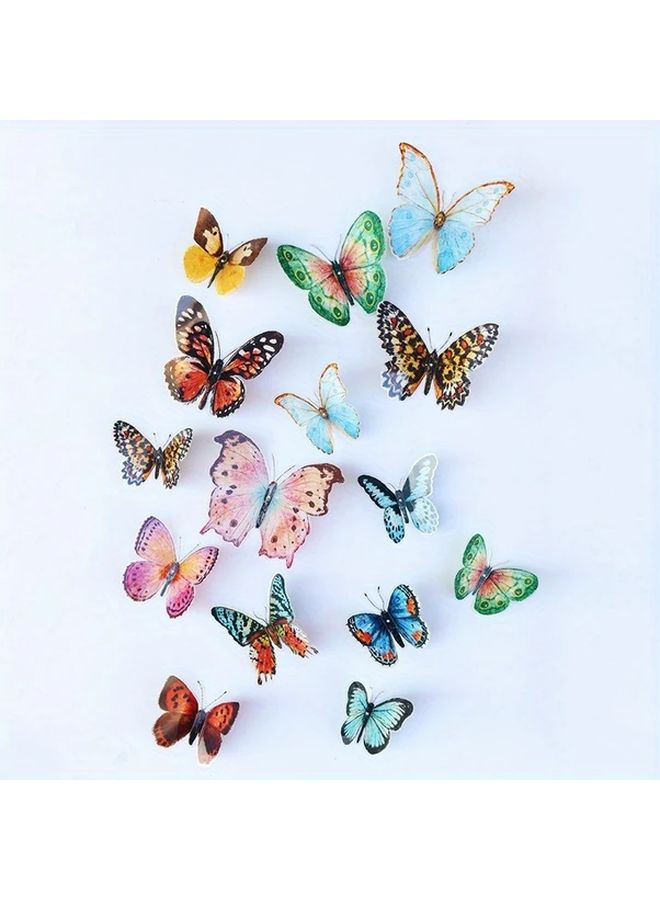 36PCS Lifelike 3D PVC Butterfly Decorations With Watercolor Wings For Wedding Party Photo Booth - Image 2
