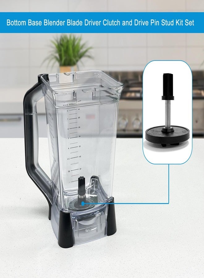 CUTIECLUB Blender Replacement Parts for Ninja BL610 BL710 Series 72 oz (9 Cups) Pitcher, Jar Bottom Base Blender Blade Driver Clutch and Drive Pin Stud Kit Set - Image 3