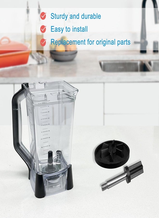 CUTIECLUB Blender Replacement Parts for Ninja BL610 BL710 Series 72 oz (9 Cups) Pitcher, Jar Bottom Base Blender Blade Driver Clutch and Drive Pin Stud Kit Set - Image 5