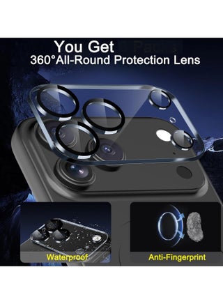 Tempered Glass Camera Lens Protector for iPhone 17 Pro Max, Ultra HD, 9H Hardness, Anti-Scratch, Case Friendly, Easy to Install [No Affect on Night Shots] - view 2