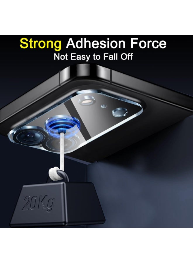 QIRG Tempered Glass Camera Lens Protector for iPhone 17 Pro Max, Ultra HD, 9H Hardness, Anti-Scratch, Case Friendly, Easy to Install [No Affect on Night Shots] - Image 5