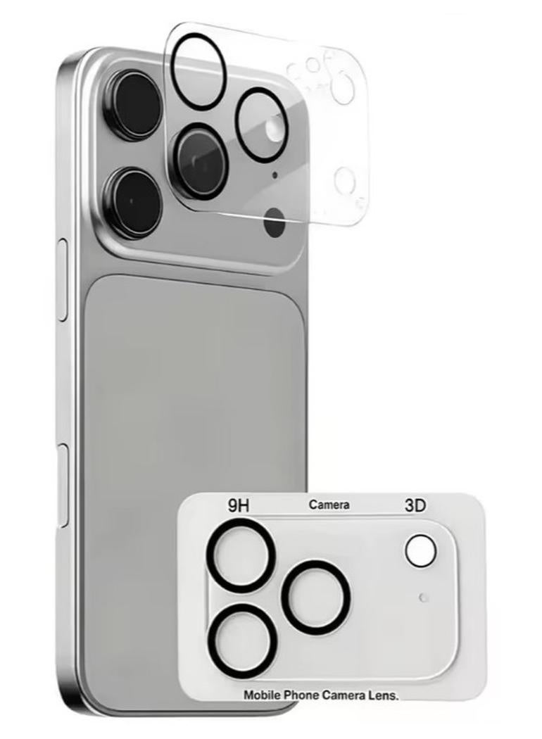 QIRG Tempered Glass Camera Lens Protector for iPhone 17 Pro Max, Ultra HD, 9H Hardness, Anti-Scratch, Case Friendly, Easy to Install [No Affect on Night Shots] - Image 1