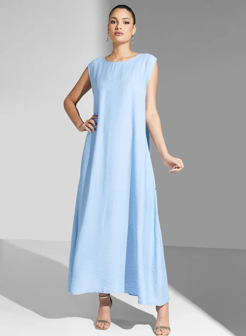 Yaser albik Embroidered Abaya Dress