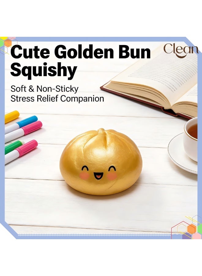 Clean Glitter Dumpling Squishy -  8Colors Dumplings Squishy Toy, More Surprises Giant Glitter Dumpling, Giant Dumpling Squishy, Mega Rainbow Dumplings, Cute Anxiety Relief Fidget Dumpling, Soft Squeeze Decompression Dough for Adults - Image 4