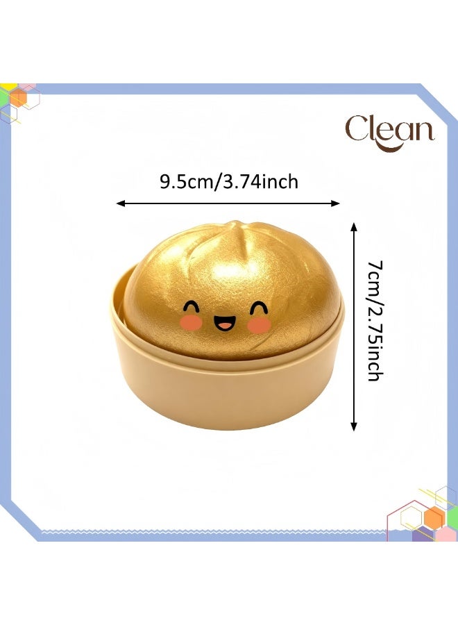 Clean Glitter Dumpling Squishy -  8Colors Dumplings Squishy Toy, More Surprises Giant Glitter Dumpling, Giant Dumpling Squishy, Mega Rainbow Dumplings, Cute Anxiety Relief Fidget Dumpling, Soft Squeeze Decompression Dough for Adults - Image 5