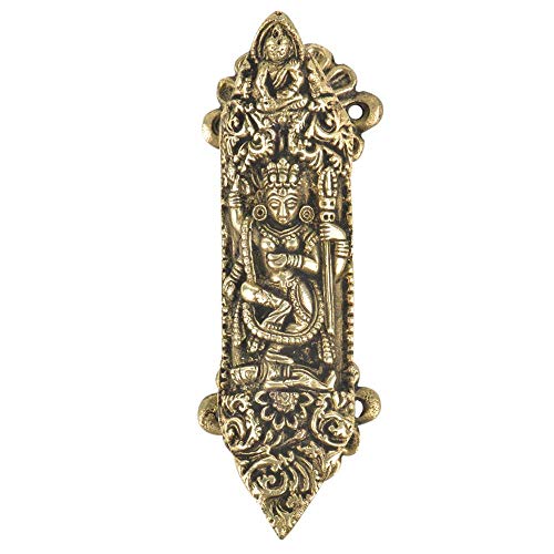 Indian-Shelf 1 Pack Kali Maa Idol Gold Brass Kitchen Cabinet Handles for Door, Drawer, Dressers, Cupboard High End - Image 2