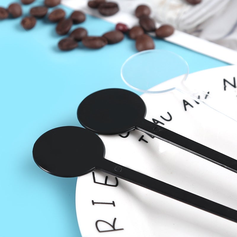 Disposable Transparent Round Head Plastic Coffee Cocktail Mixing Stick Juice Stirring Stick Experimental Toy Stick 18.5Cm - Image 3
