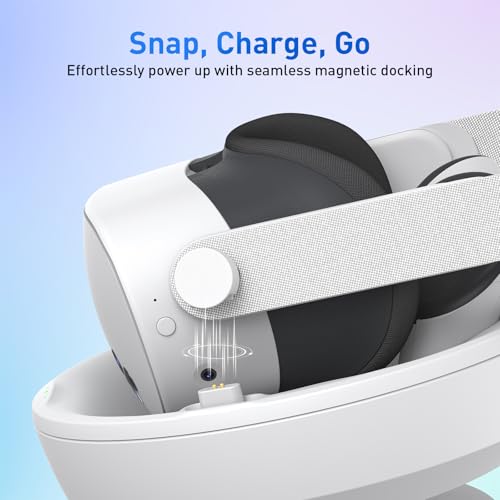 PRISMXR Carina D1/D1S Magnetic Charging Dock Compatible with Meta Quest 3/3S (for Quest 3S (Without Charger)) - Image 2