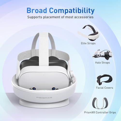 PRISMXR Carina D1/D1S Magnetic Charging Dock Compatible with Meta Quest 3/3S (for Quest 3S (Without Charger)) - Image 5