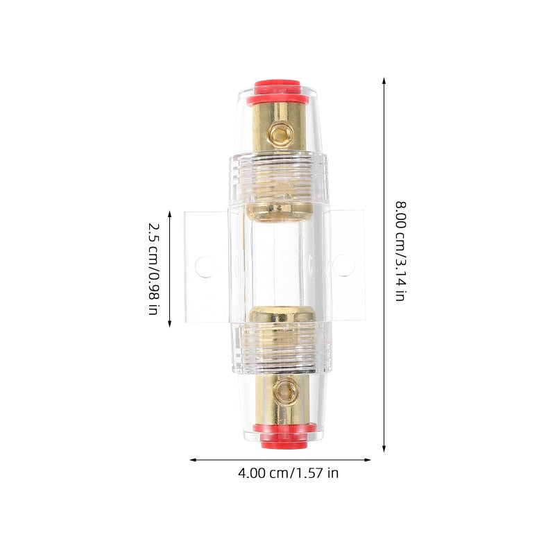 2pcs Fuse Holder 30A Inline Car Audio Alarm Amplifier Truck Audio Automotive Parts Fuse Holder - Image 2