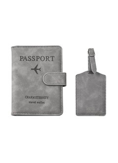 Generic Passport Holder, Magnetic Passport Case with Luggage Tags, Multiple Compartments, Easy to Store ID Cards, Passports, Bank Cards  - Image 1