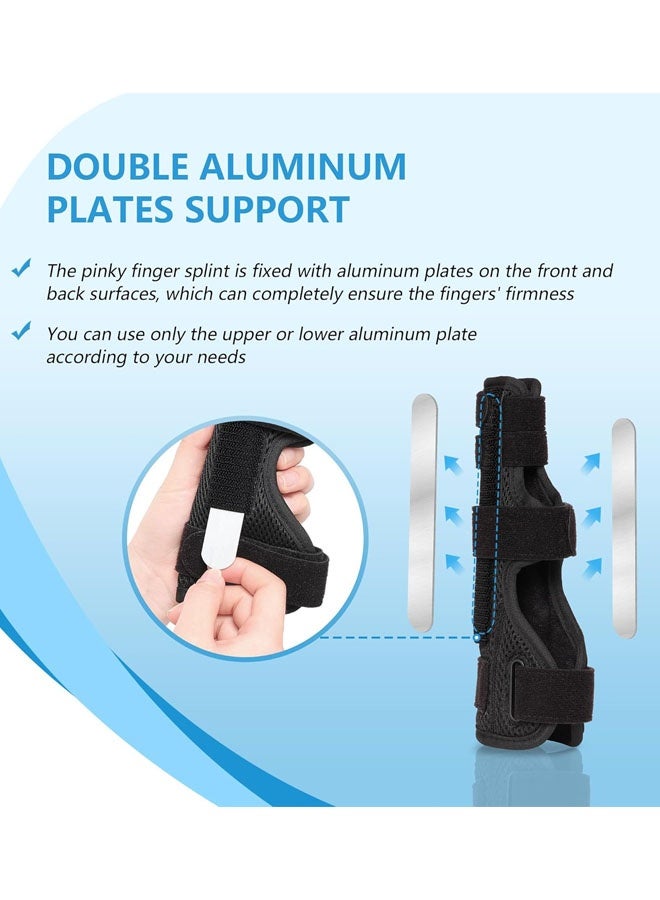 Pinky Finger Splint, 4th Or 5th Ring Fingers Splint For Boxer’s Fracture, Arthritis, Tendonitis, Metacarpal Support Hand Brace Fits Left Or Right Hand - Image 5