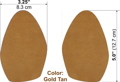 Soles2dance 3 pairs of stickon suede soles with industrialstrength adhesive backing for highheeled shoes Resole old shoes or convert your favorite heels to perfect dance shoes SUEDELA3pkgold - Image 3