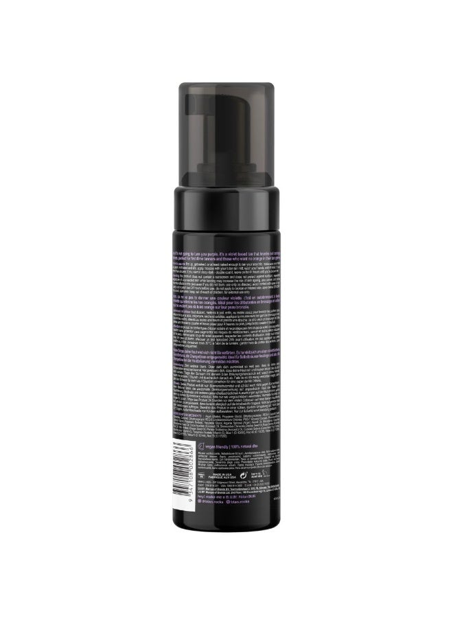 btan Violet Self Tanner Kit  Fall In Love at First Tan Bundle  Dark Tanning Mousse w Mitt Applicator 1 Hour Express Foam Best Bronzing Glow No Orange Tones or Fake Tan Smell Vegan 67 Fl Oz - Image 2
